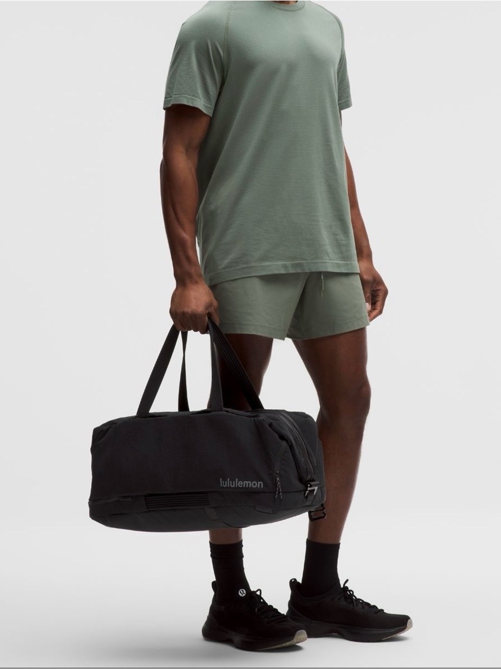 lululemon Black Men's Duffel with Dual Carry Straps